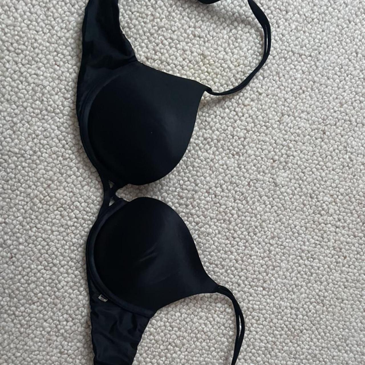 Victoria secret “ very sexy” black bra., 32B- worn