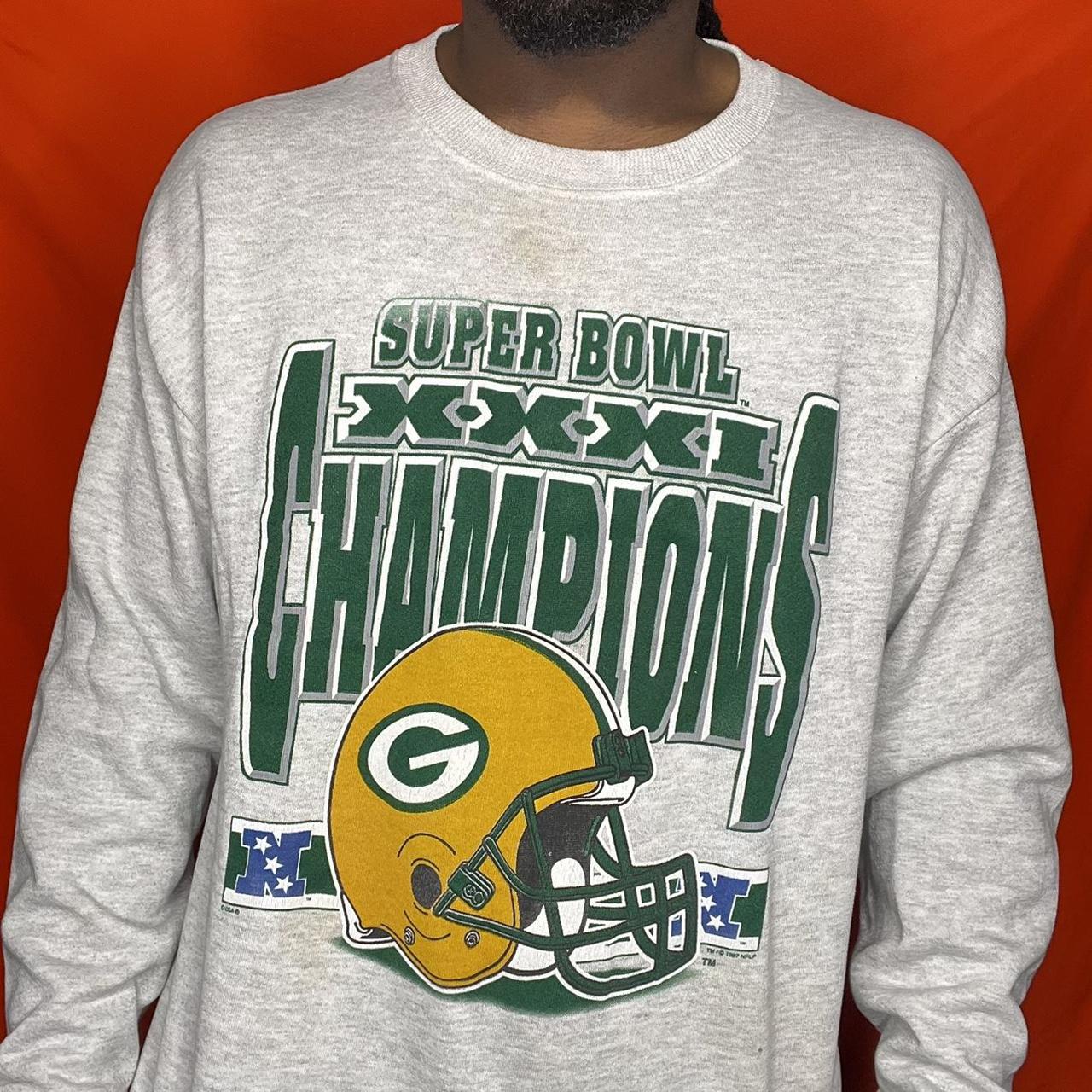 Vintage 90s Green Bay packers jersey long sleeve - Depop