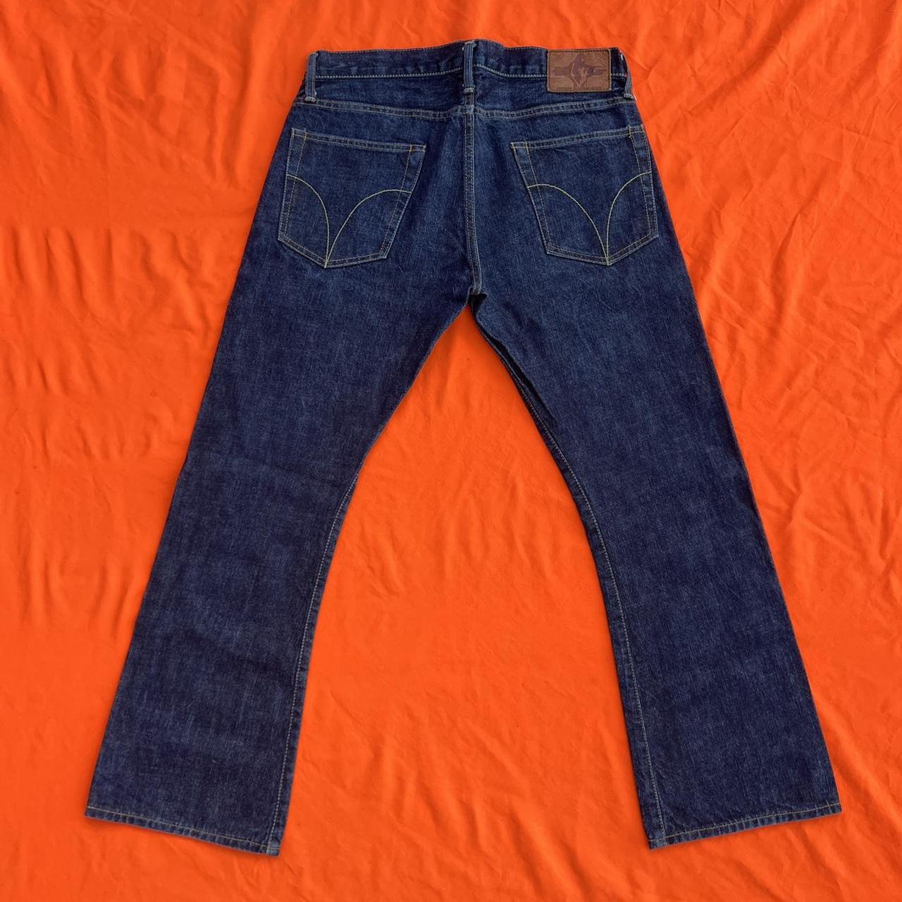 hysteric-glamour-men-s-navy-and-blue-jeans-depop