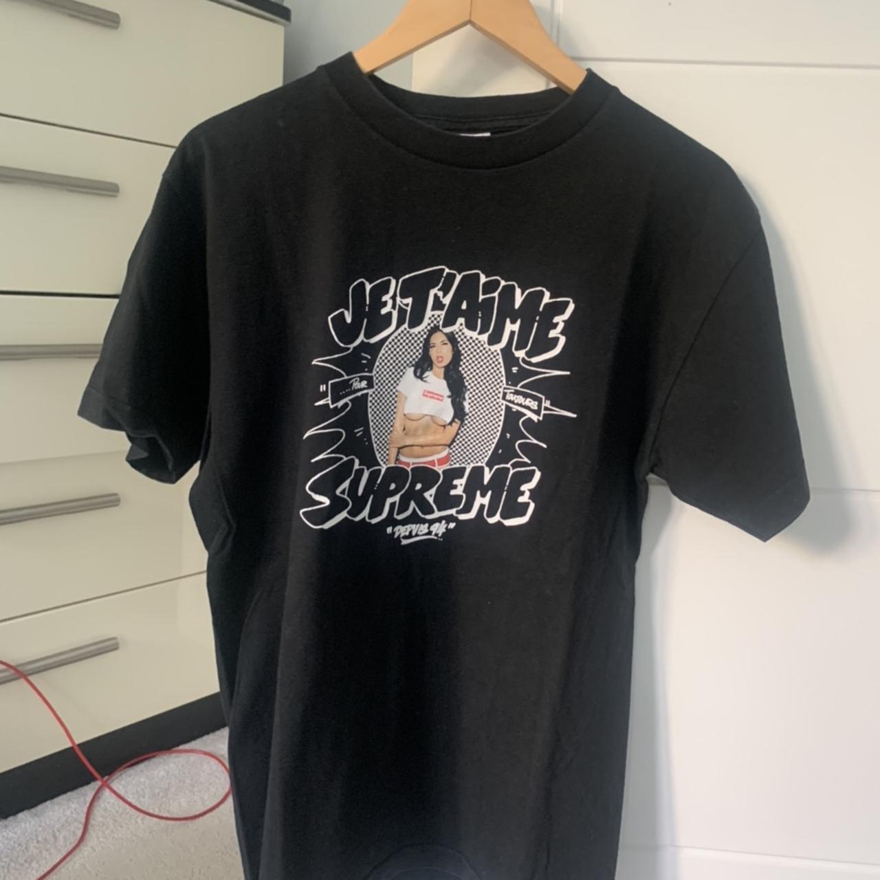 Supreme tera Patrick photo tee black size medium...