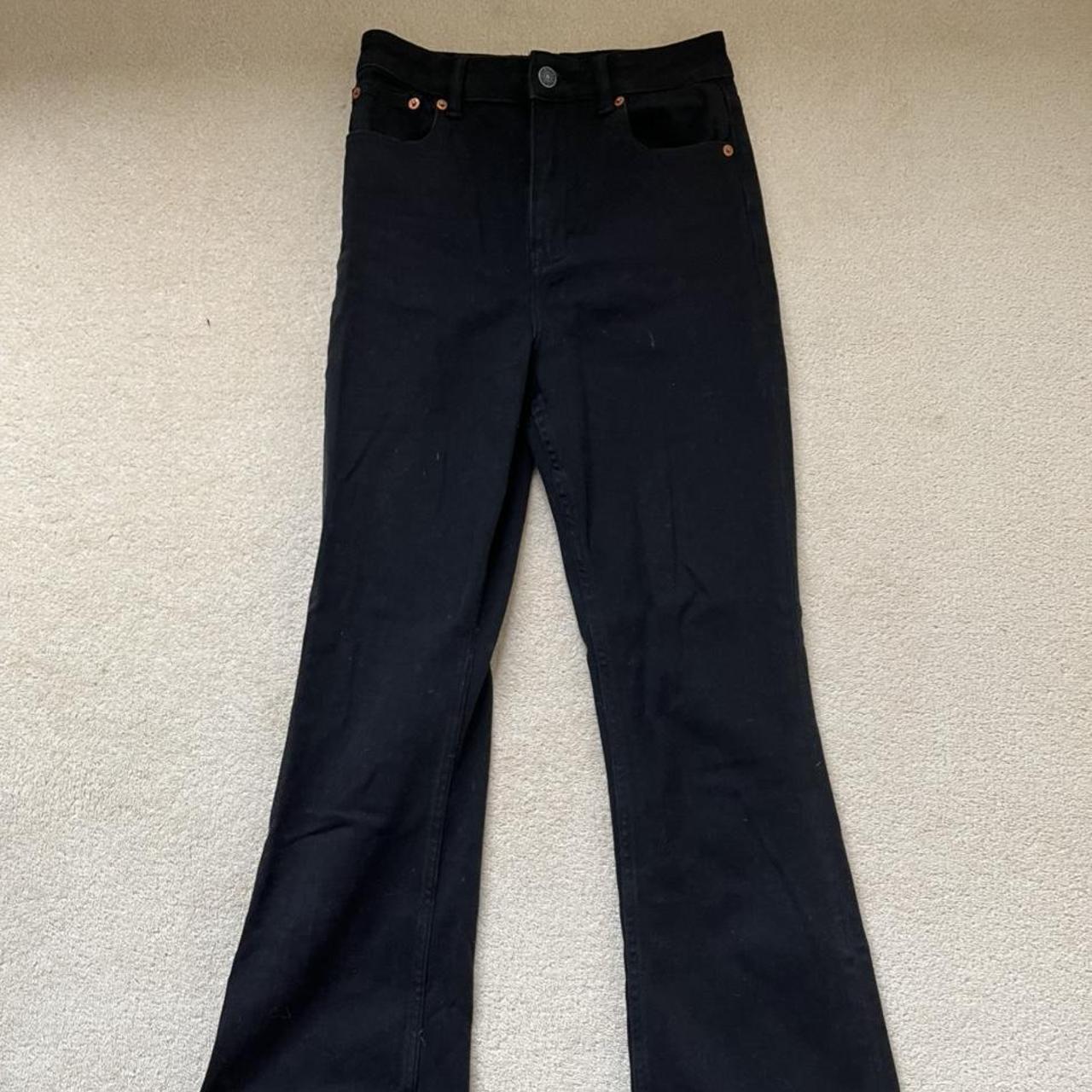 Motel rocks black bootleg jeans Worn a couple... - Depop