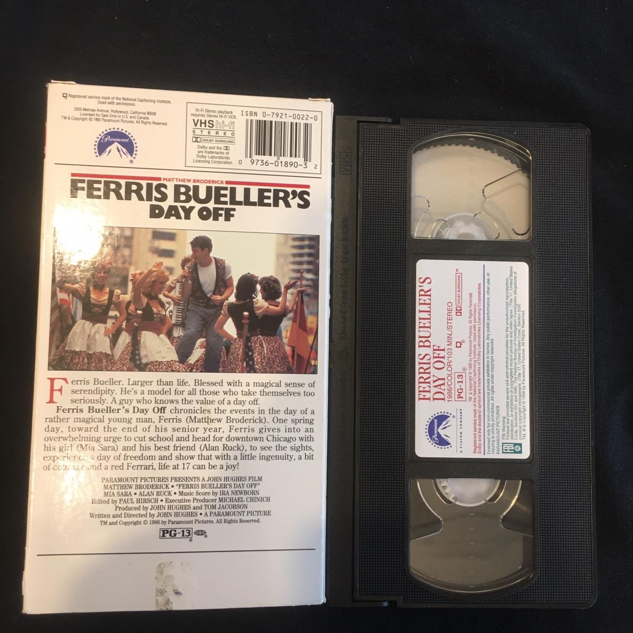 Ferris Buller’s Day Off VHS Ferris Bueller... - Depop