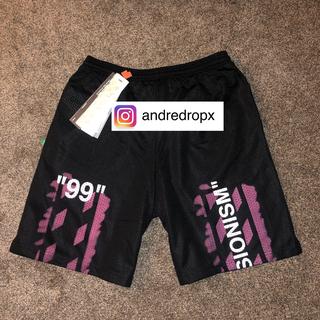 off white impressionism shorts