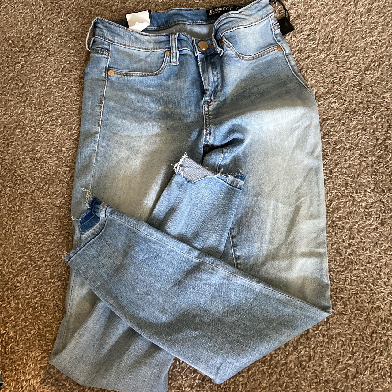 Blank NYC Women's Blue Jeans | Depop