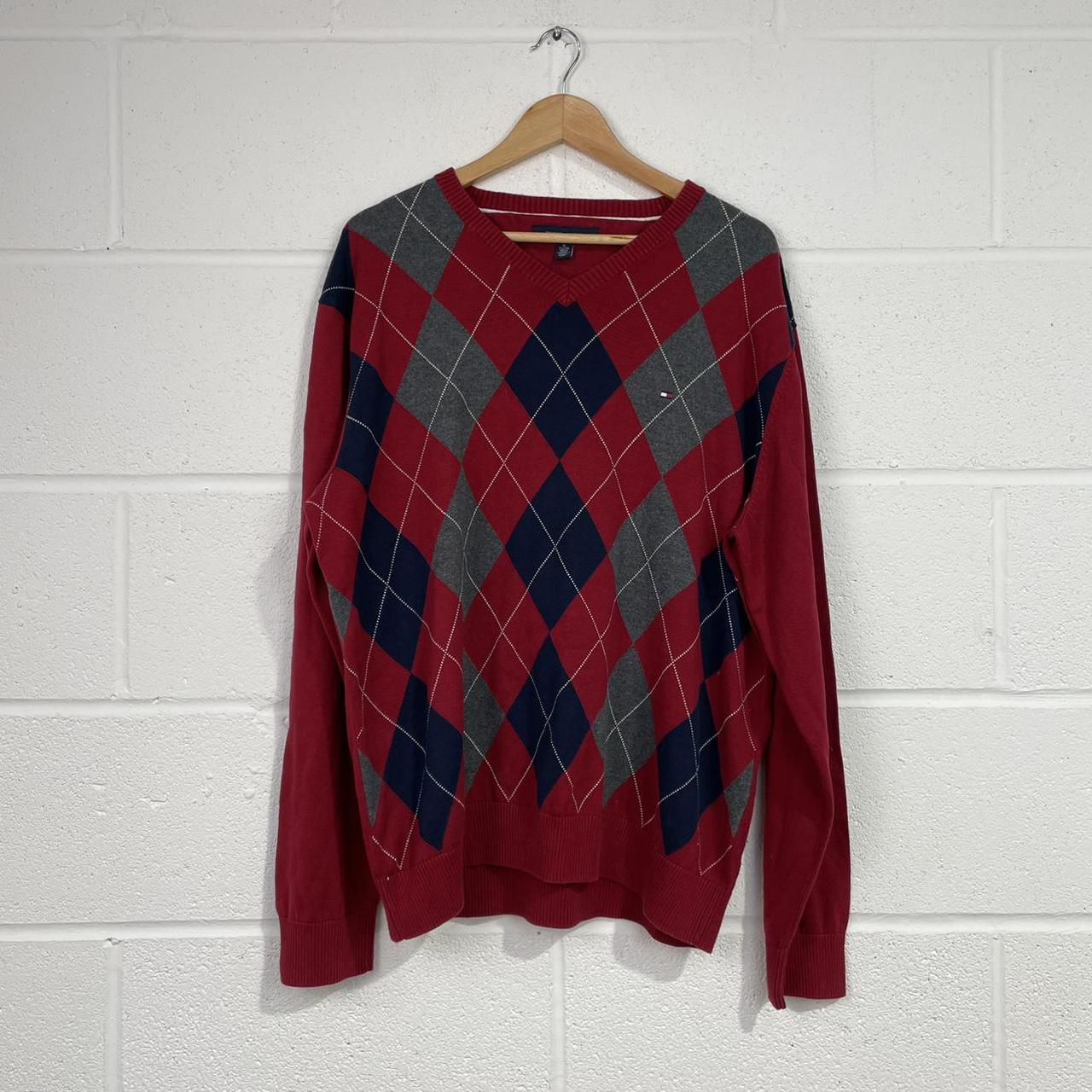 argyle sweater depop