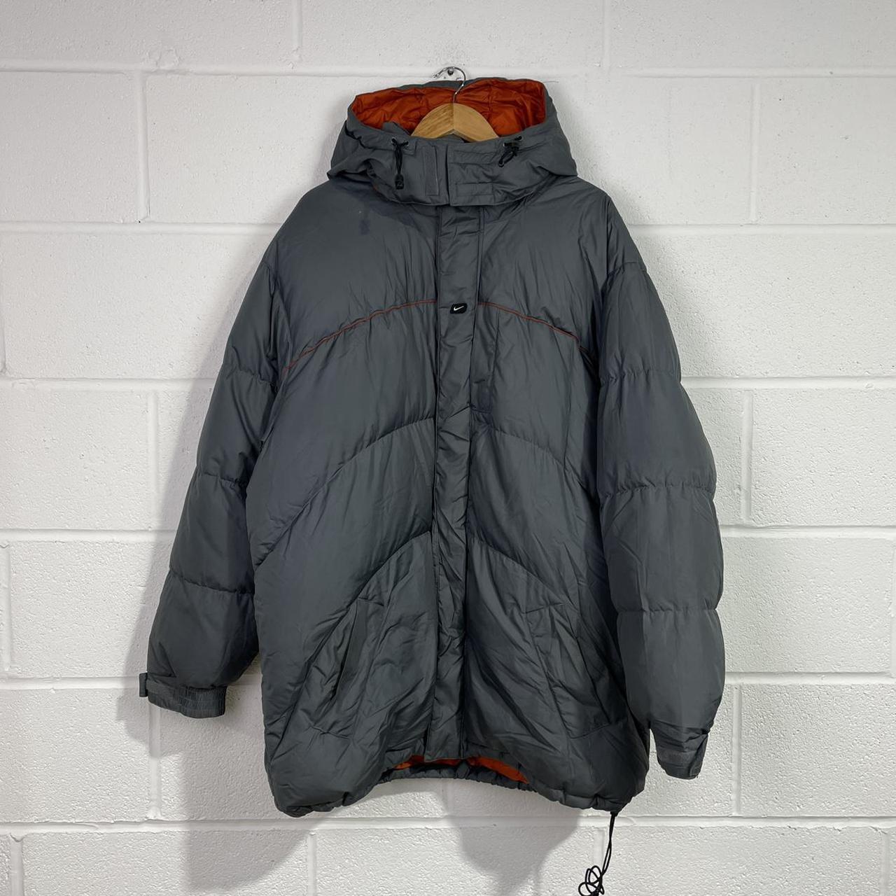 orange nike puffer jacket