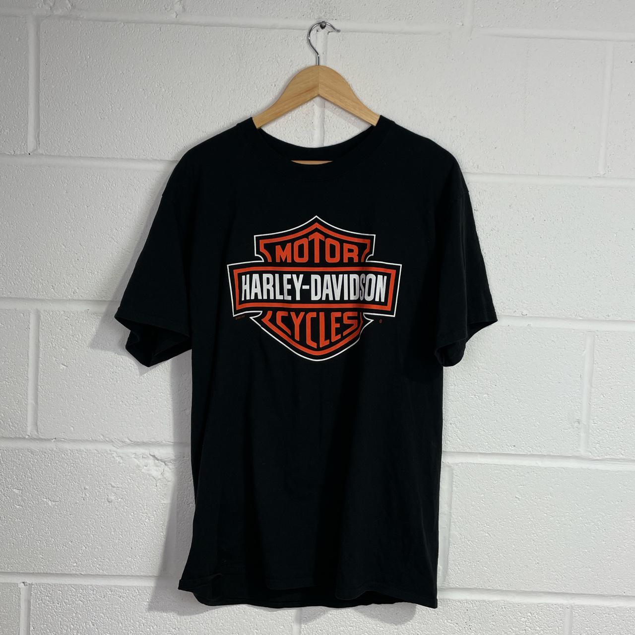 Vintage Harley Davidson Australia Black T-shirt... - Depop