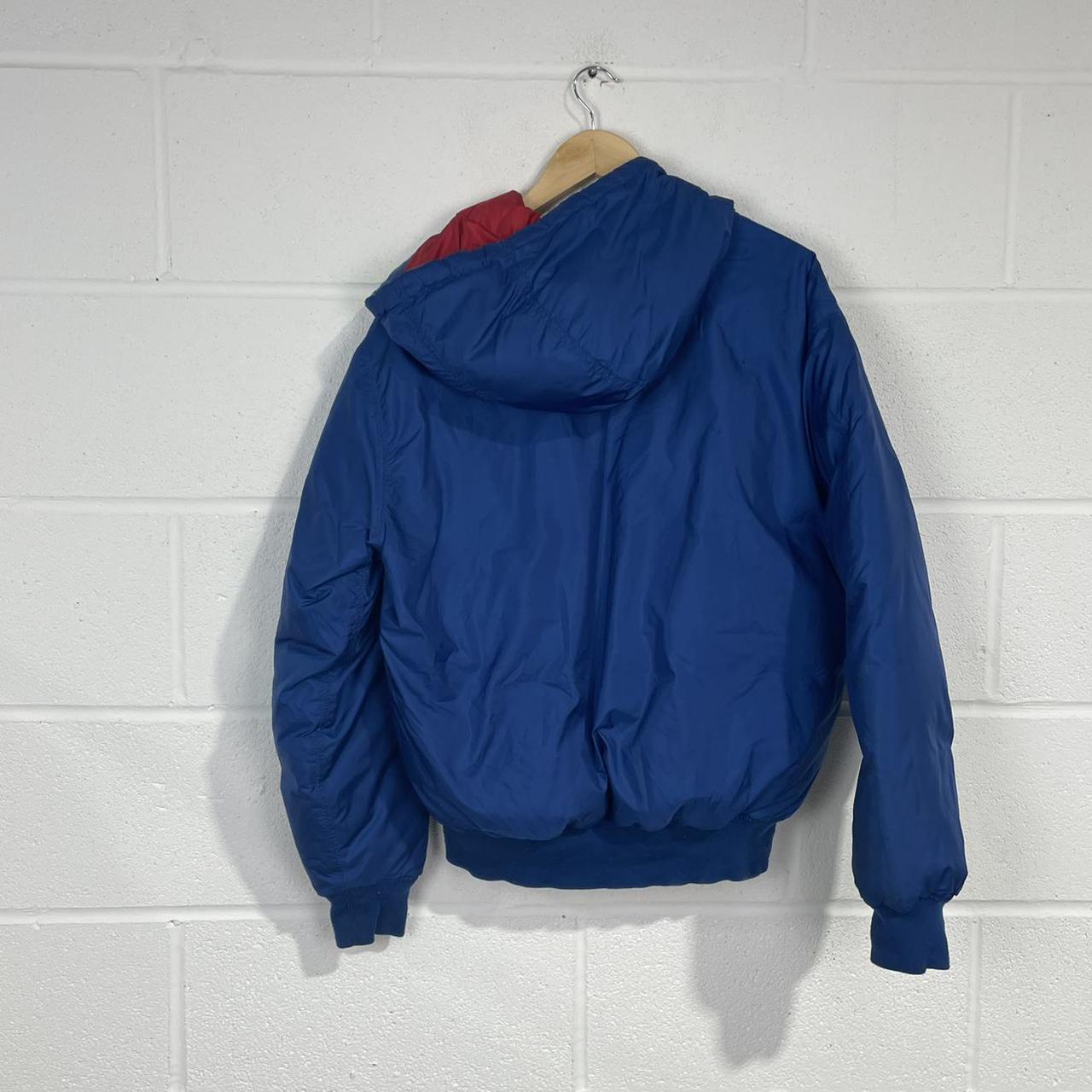 Vintage Ralph Lauren Blue Puffer Coat... - Depop