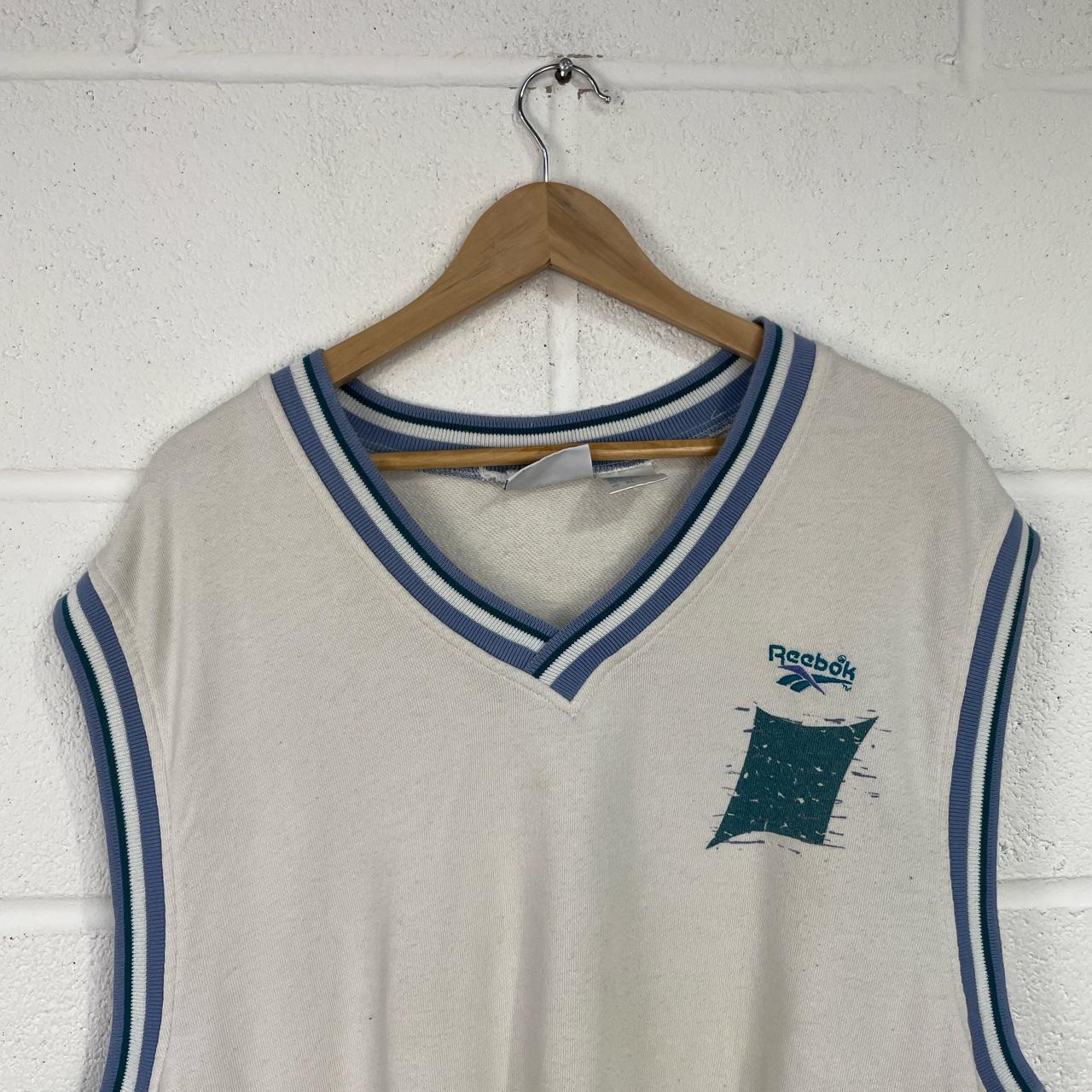 Vintage REEBOK sweater vest / tank top / sleeveless... - Depop