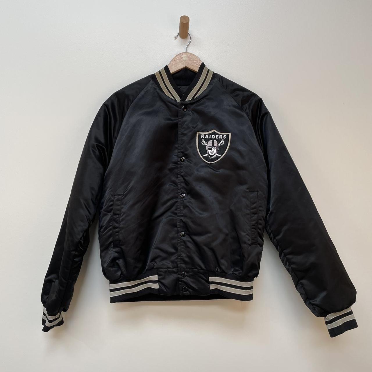 vintage raiders bomber jacket