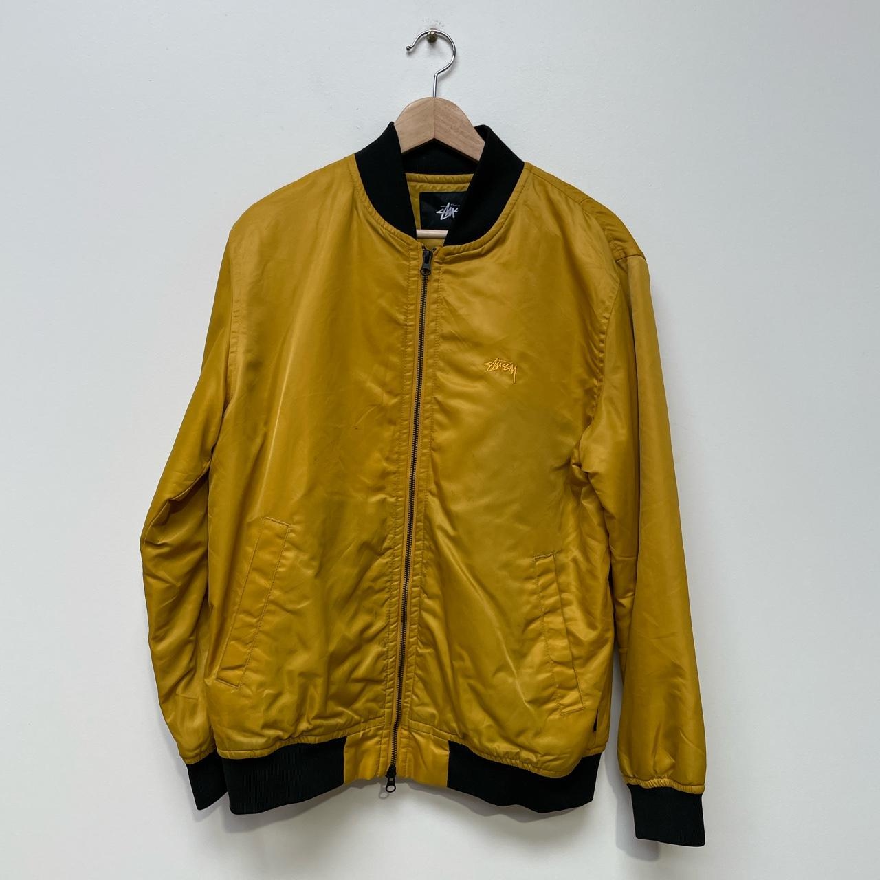 Stüssy Men's Yellow Jacket | Depop