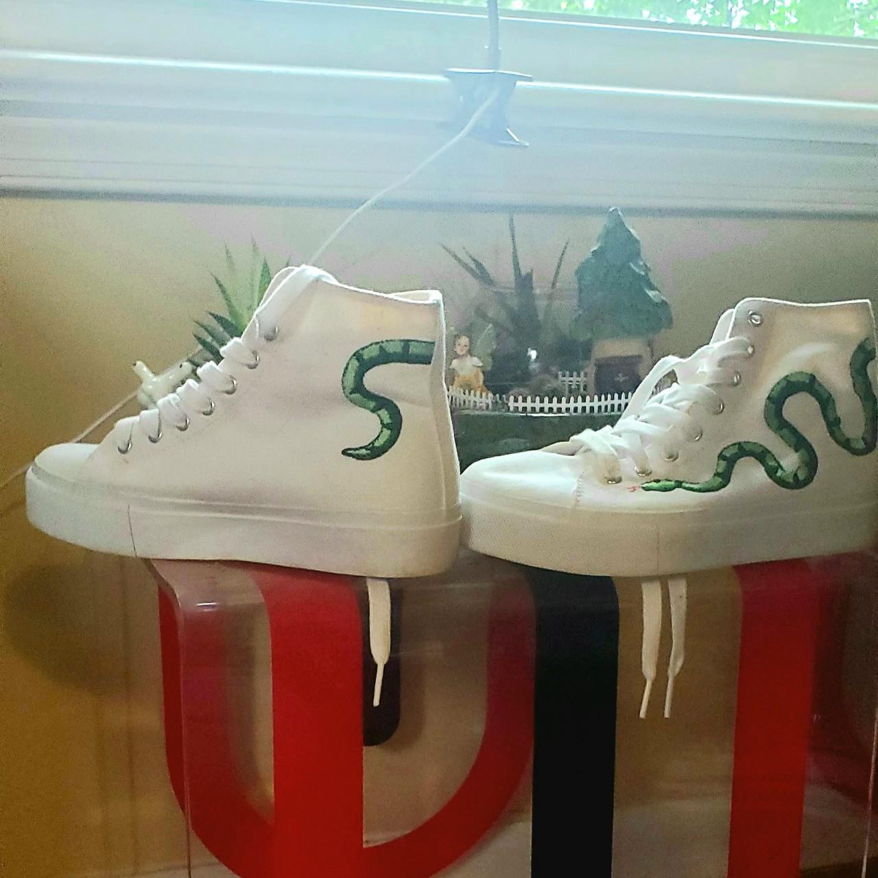 asos white high top sneakers