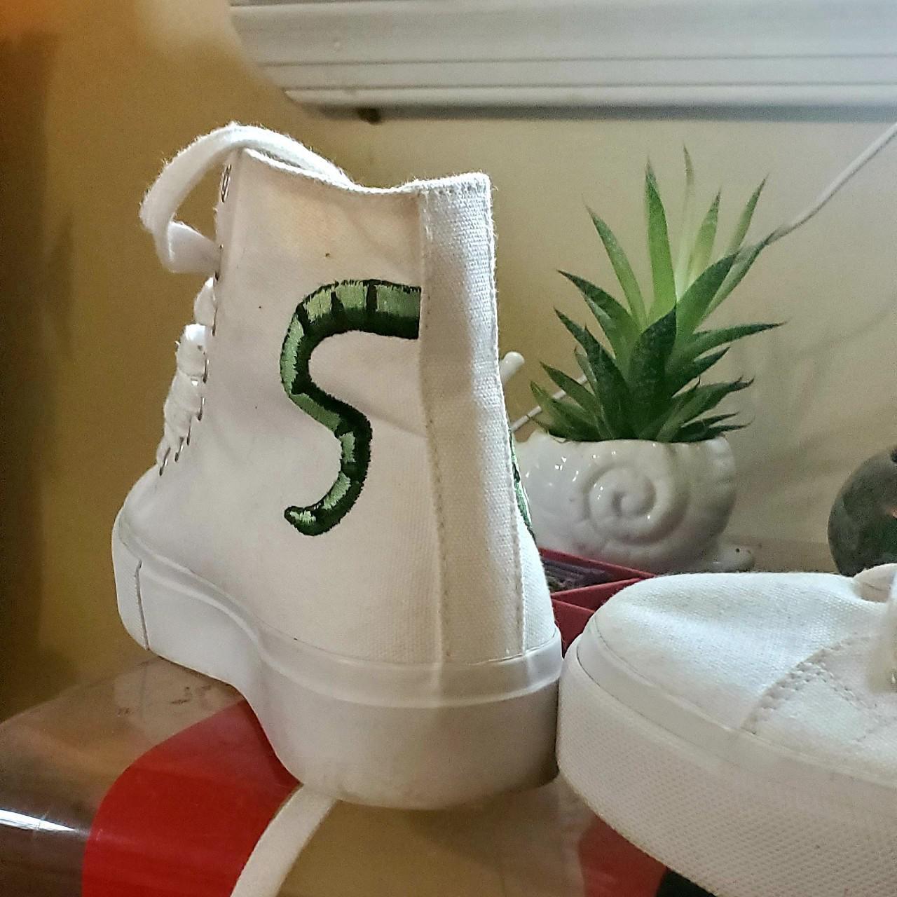 asos white high top sneakers