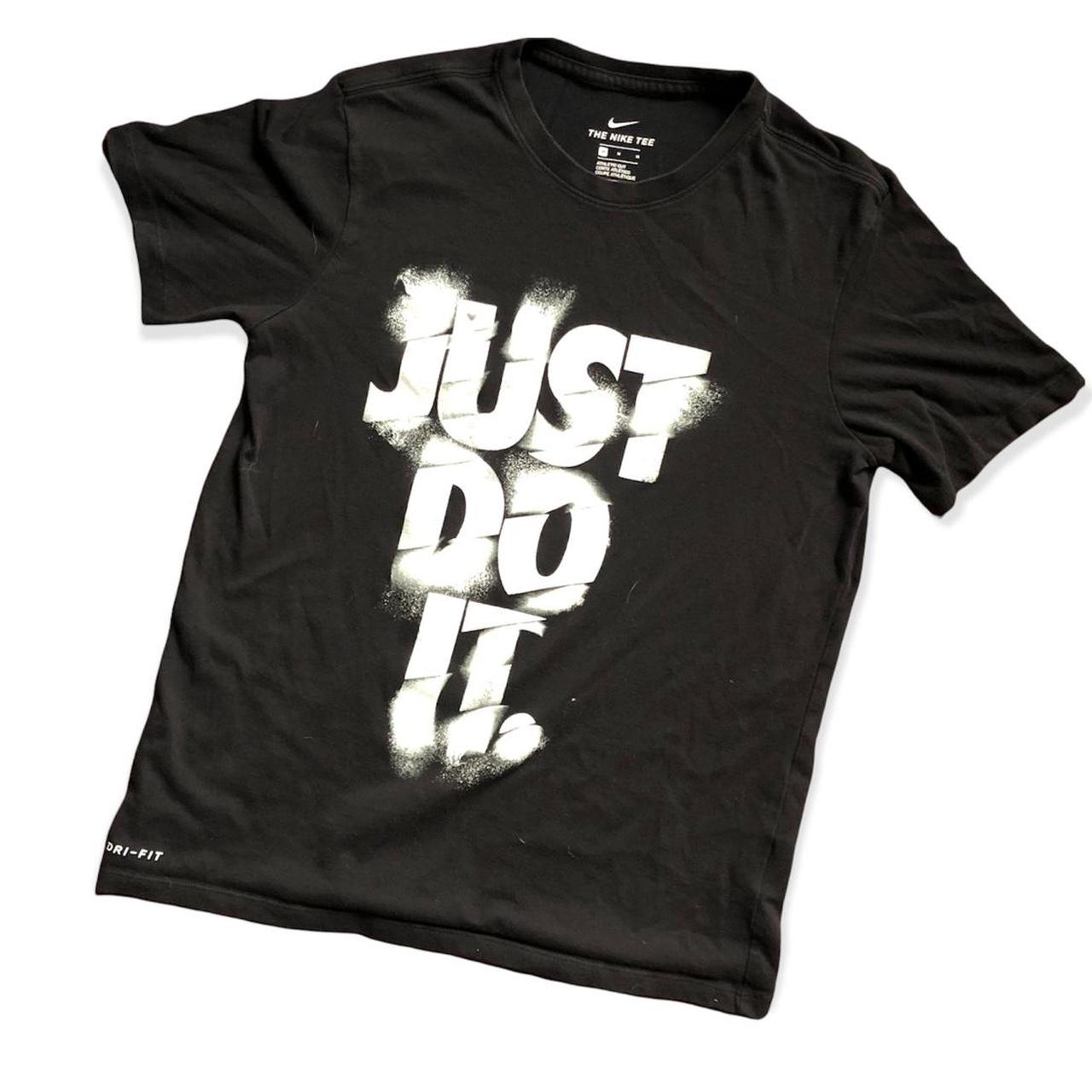 black and white just do it shirt