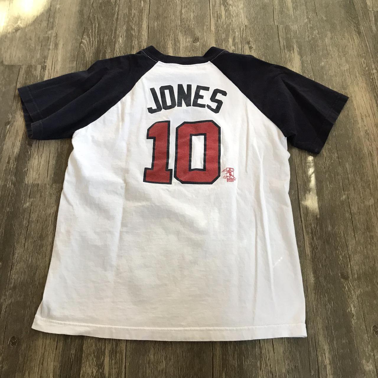 Vintage Atlanta Braves American MLB Baseball Jones... - Depop