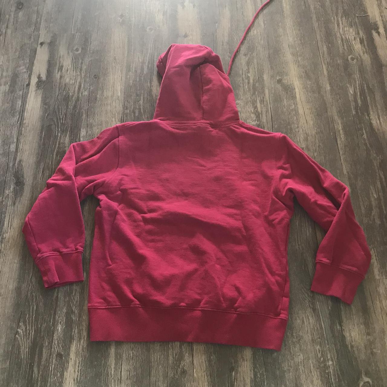 Women's Pink and White Hoodie | Depop