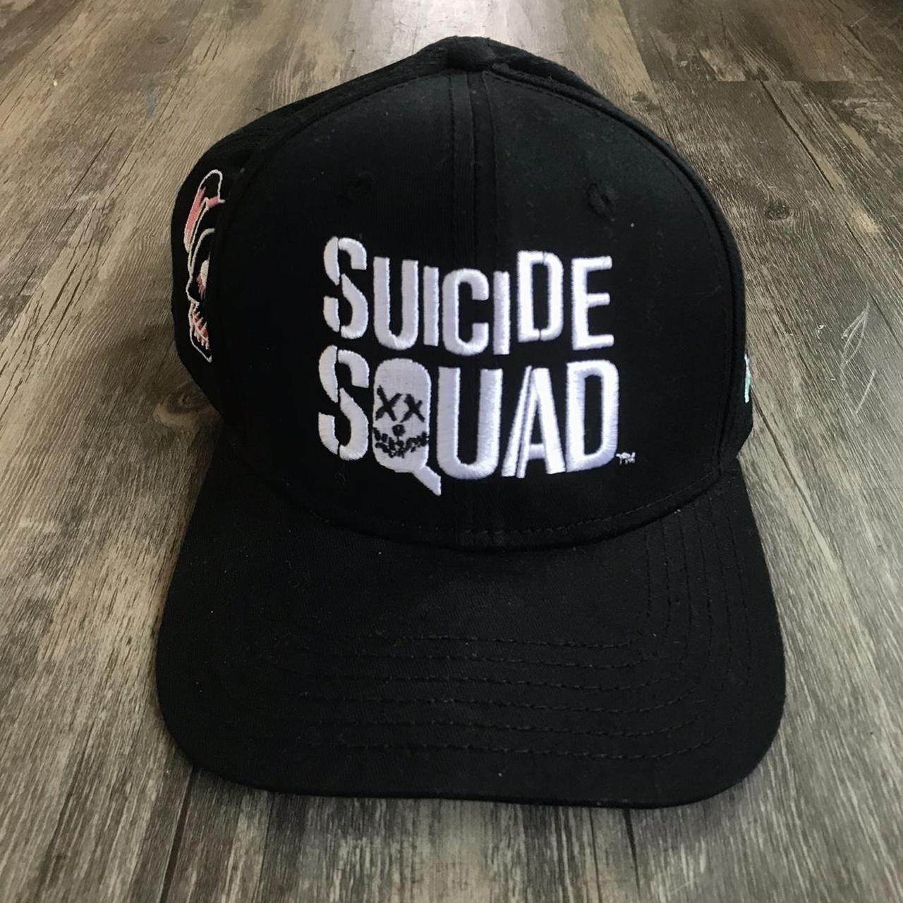 Suicide Squad Movie Promo Hat DC Comics Harley Quinn... - Depop