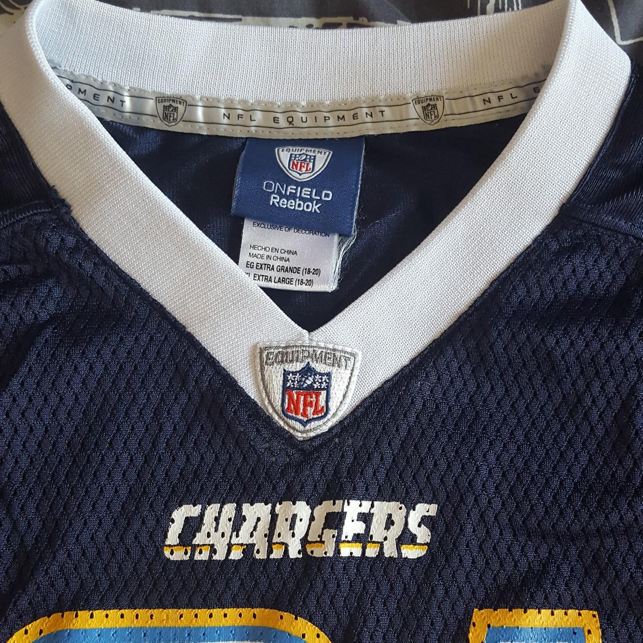 Vintage Reebok NFL Football Jersey SD Chargers 21... - Depop