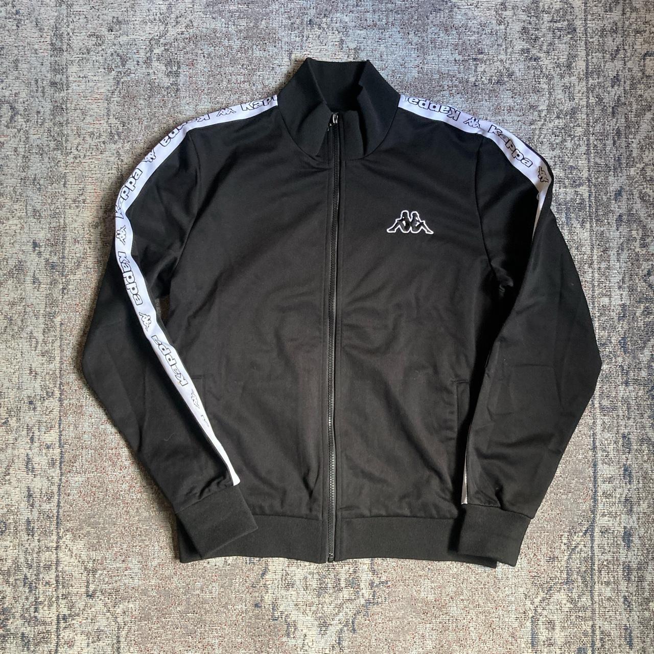 Kappa Track Jacket Kappa track jacket in black.... - Depop