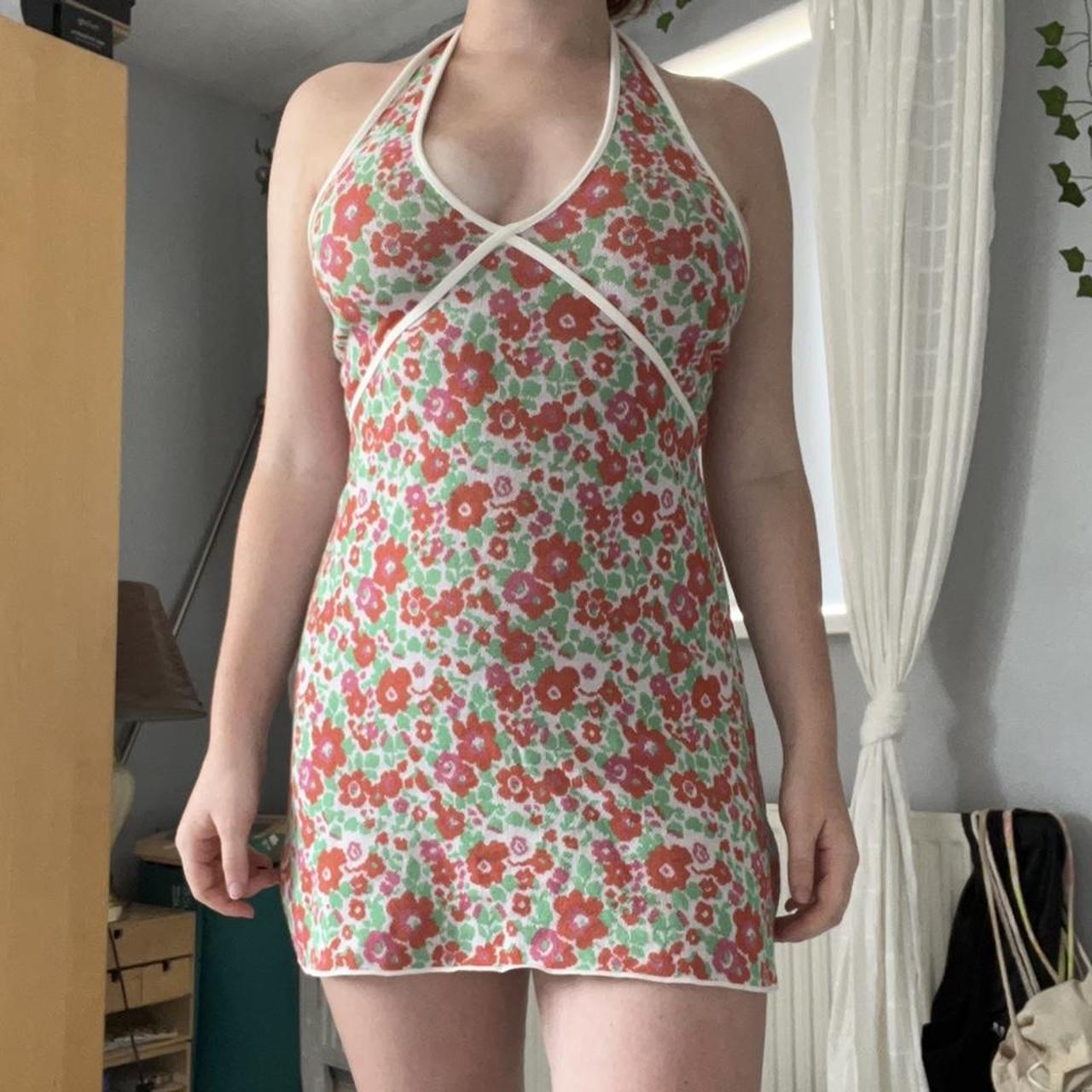 knit halter neck dress zara