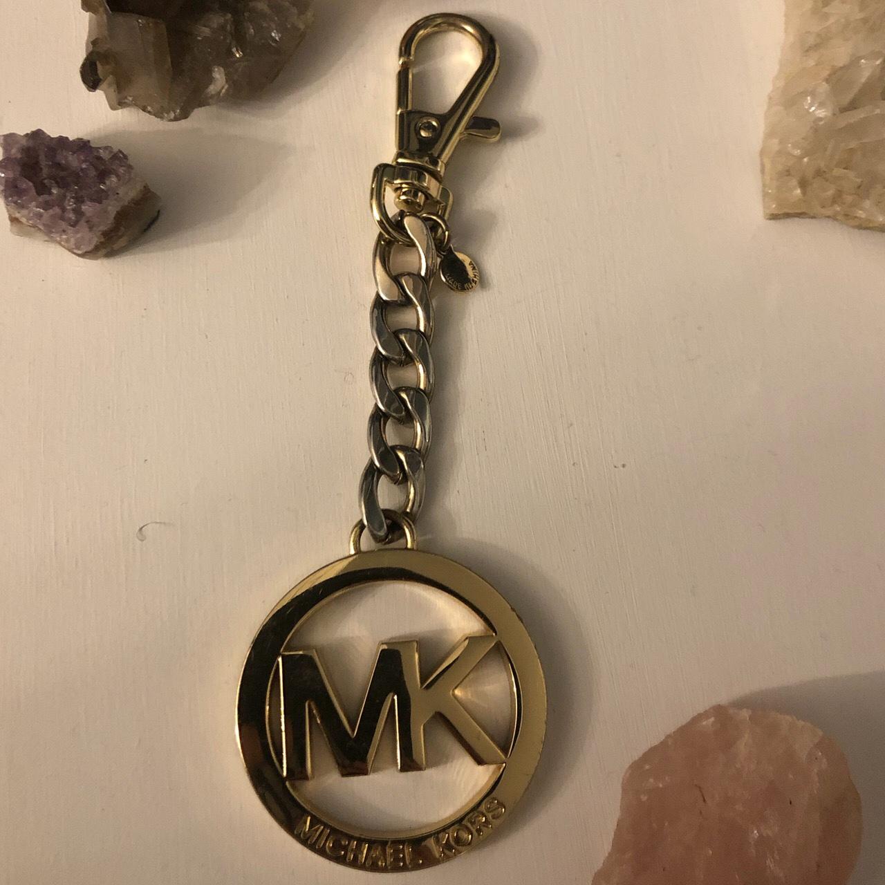 Michael kors sale gold keychain