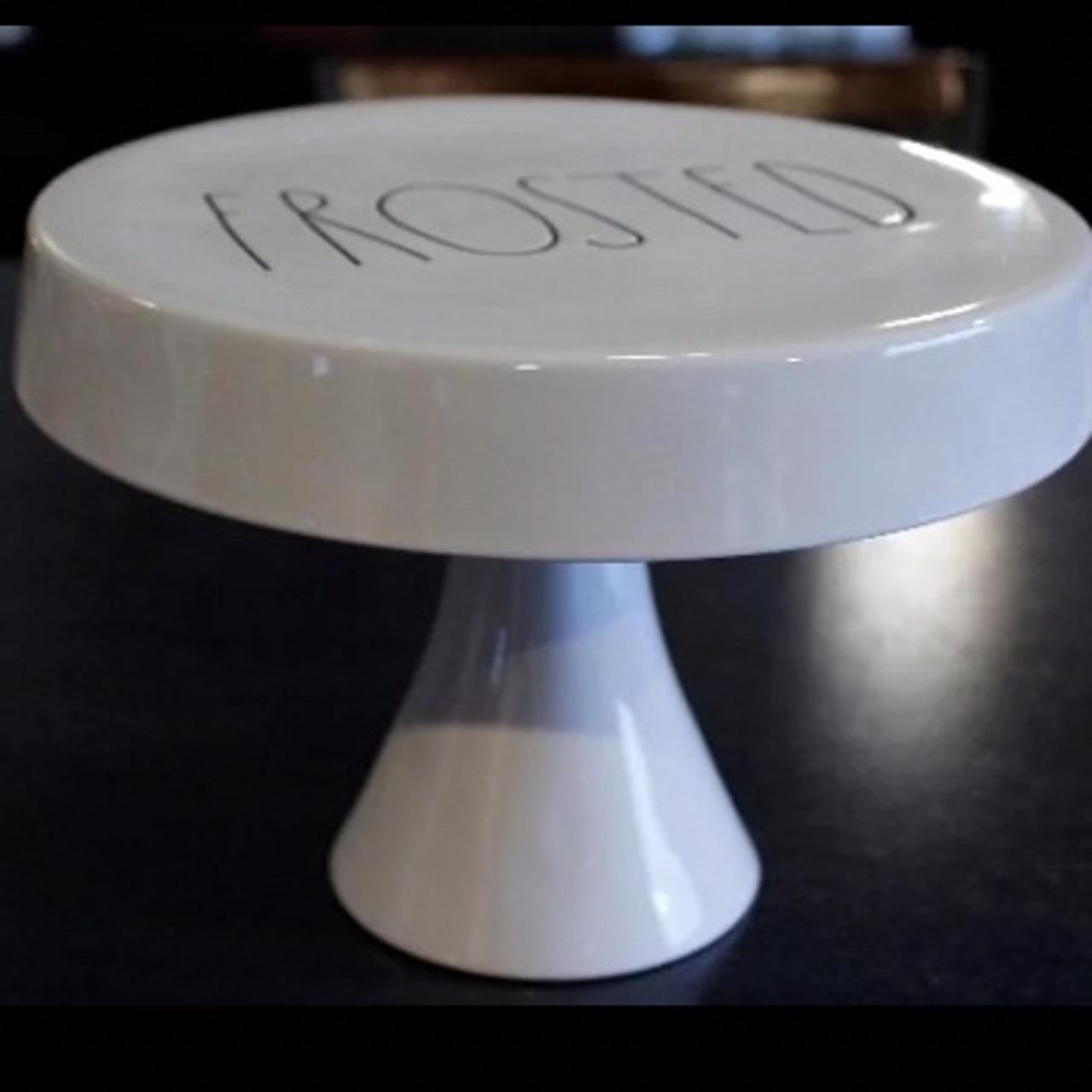 Rae dunn cake stand best sale