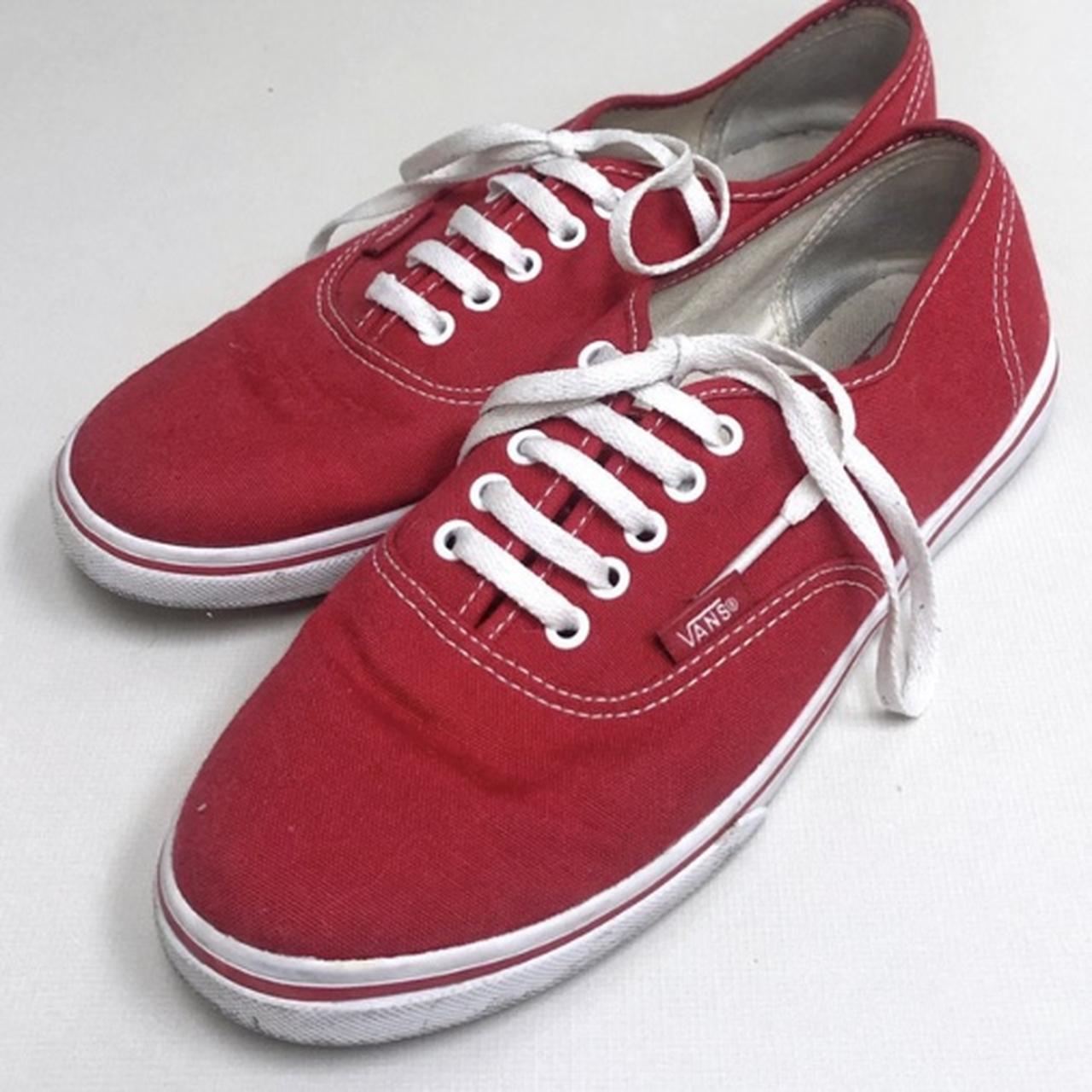 Vans authentic reds These are preowned but in good... - Depop