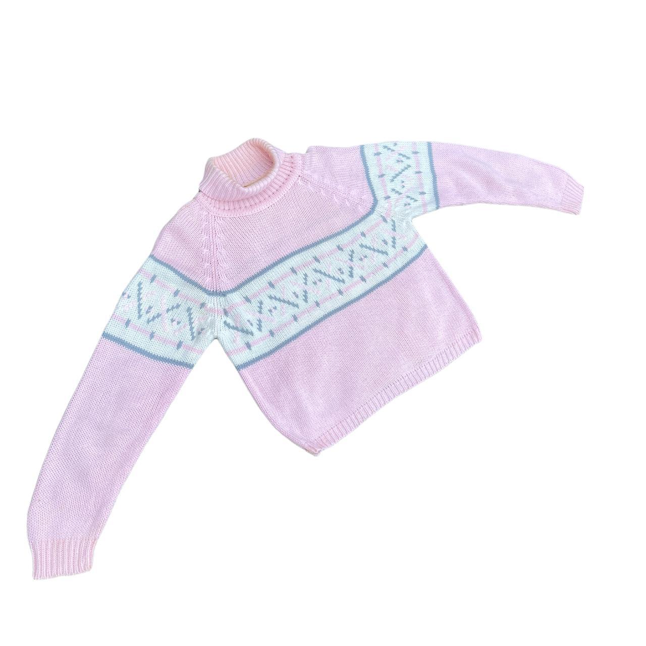 Product Image 1 - Cute Pink Turtleneck Sweater

Pink &