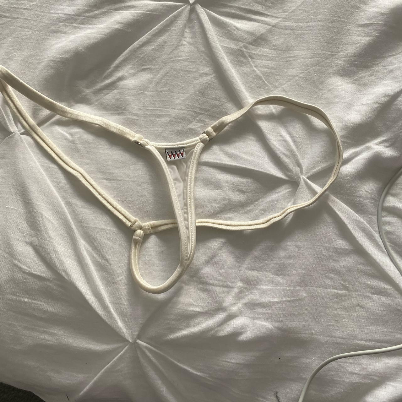 Wicked weasel white thing size 8-10 - Depop