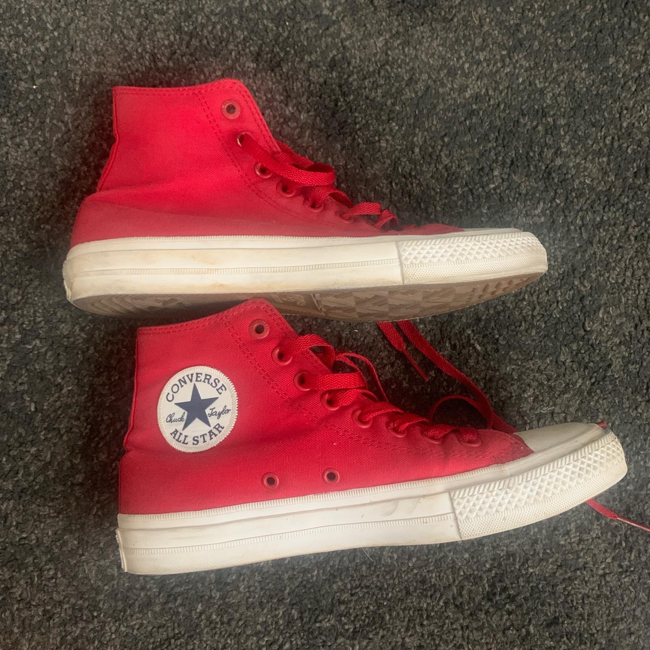 Converse on sale salsa red