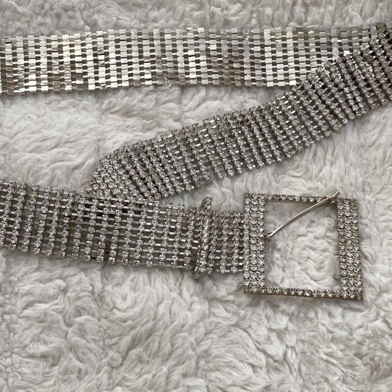 Princess Polly crystal belt One size Never used - Depop