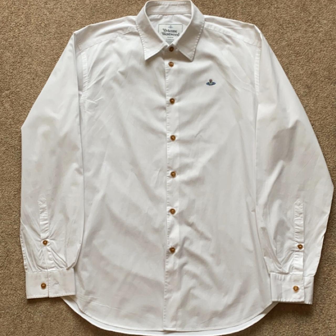 Men’s Vivienne Westwood white shirt Size - 48... - Depop