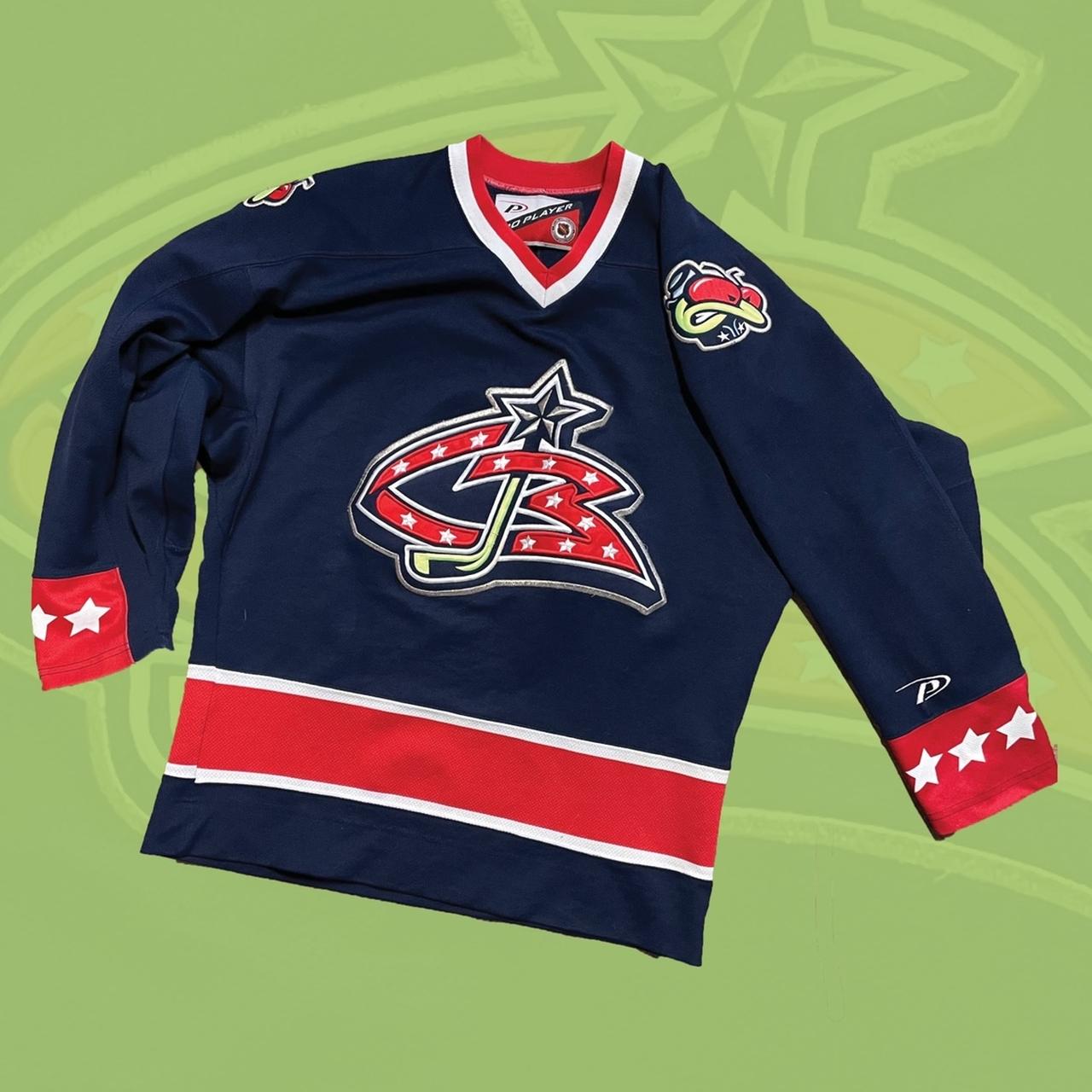 columbus-blue-jackets-inaugural-season-jersey-no-depop