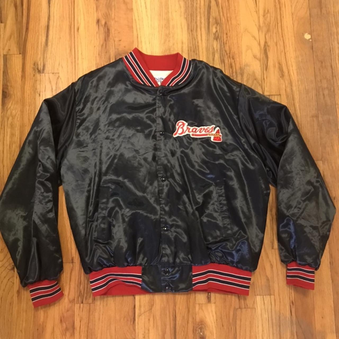 Vintage Atlanta Braves Chalk Line jacket Made in the... - Depop