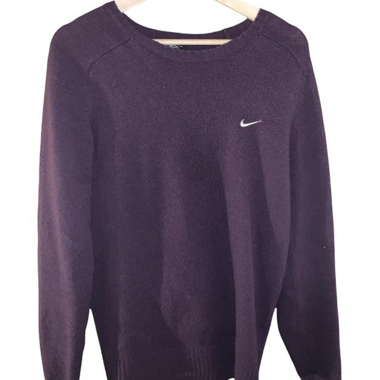 purple sweater men's nike