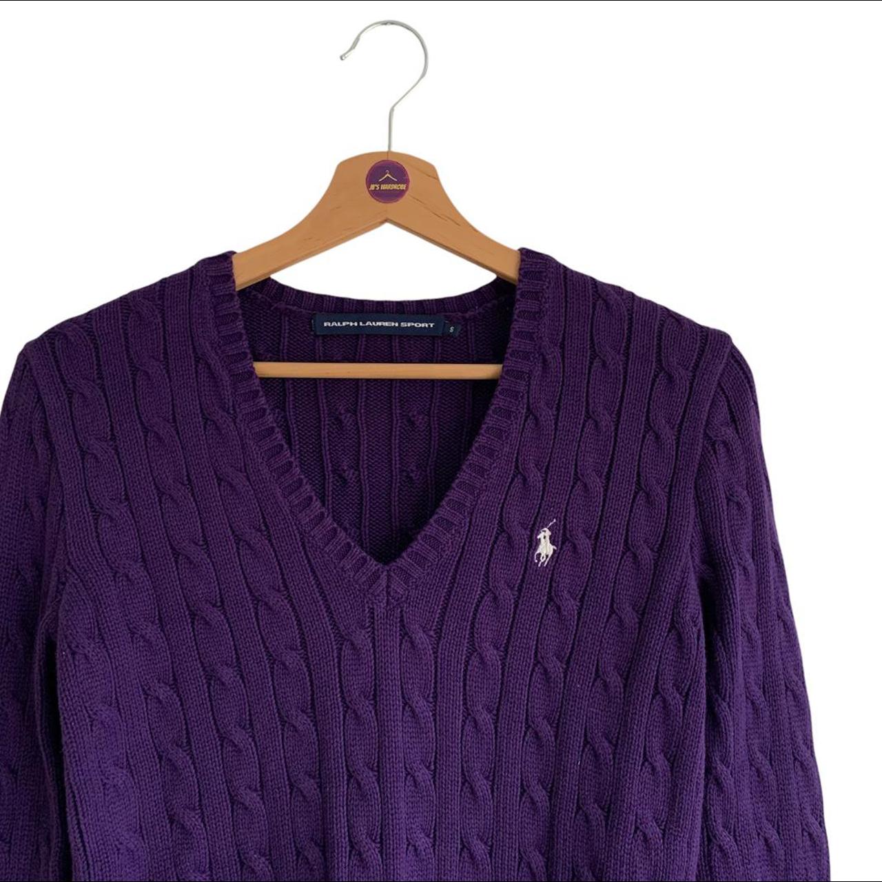 ralph lauren purple jumper