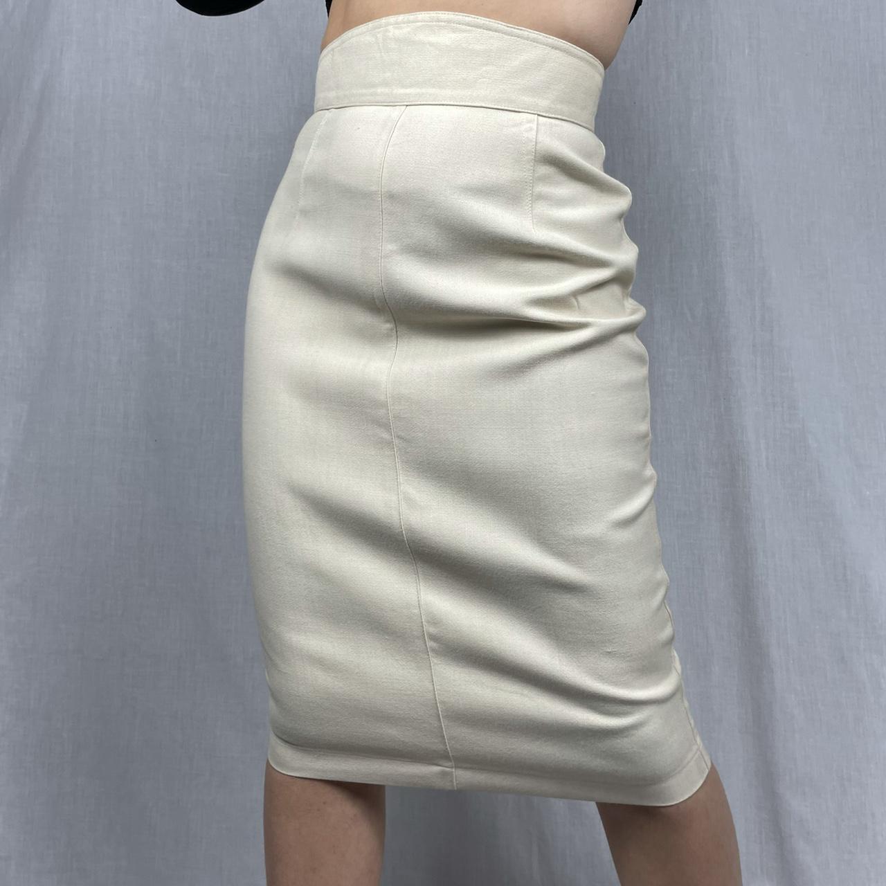 Off white 2024 pencil skirt zipper