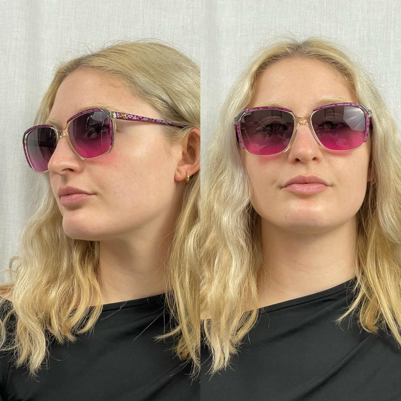 Women's Pink Sunglasses Depop