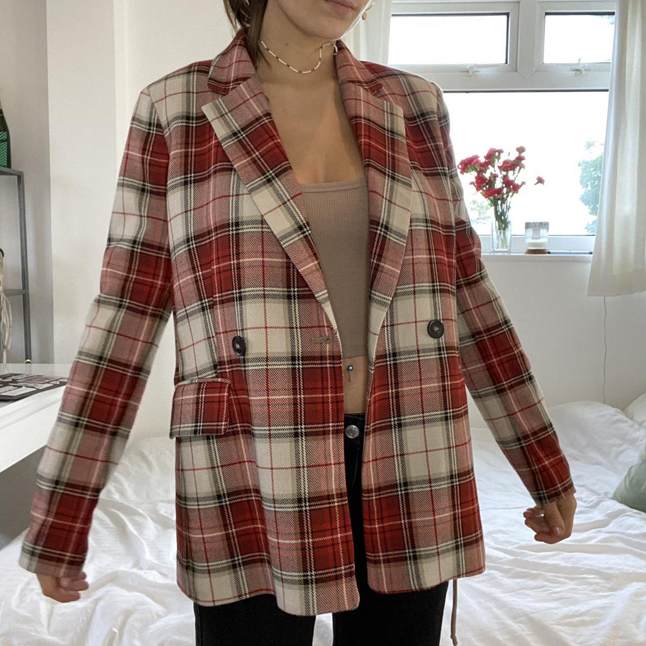 Hm clearance plaid jacket