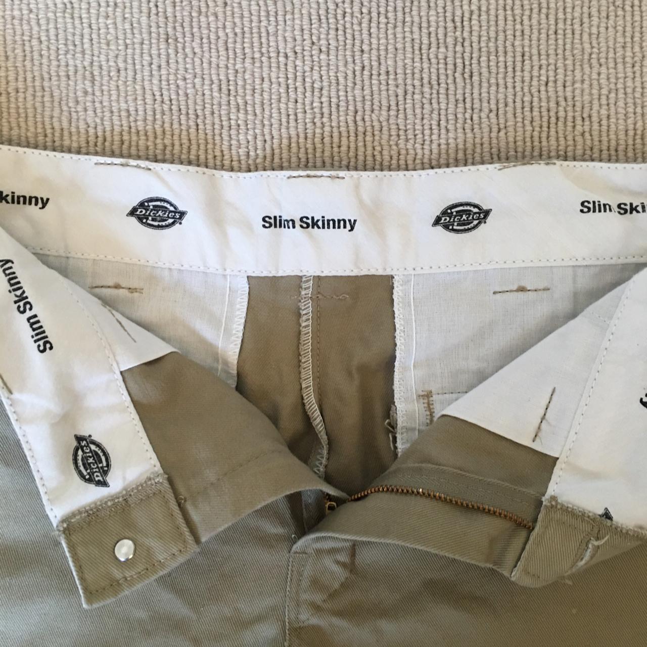 Dickies chinos Slim skinny fit colour: light... - Depop