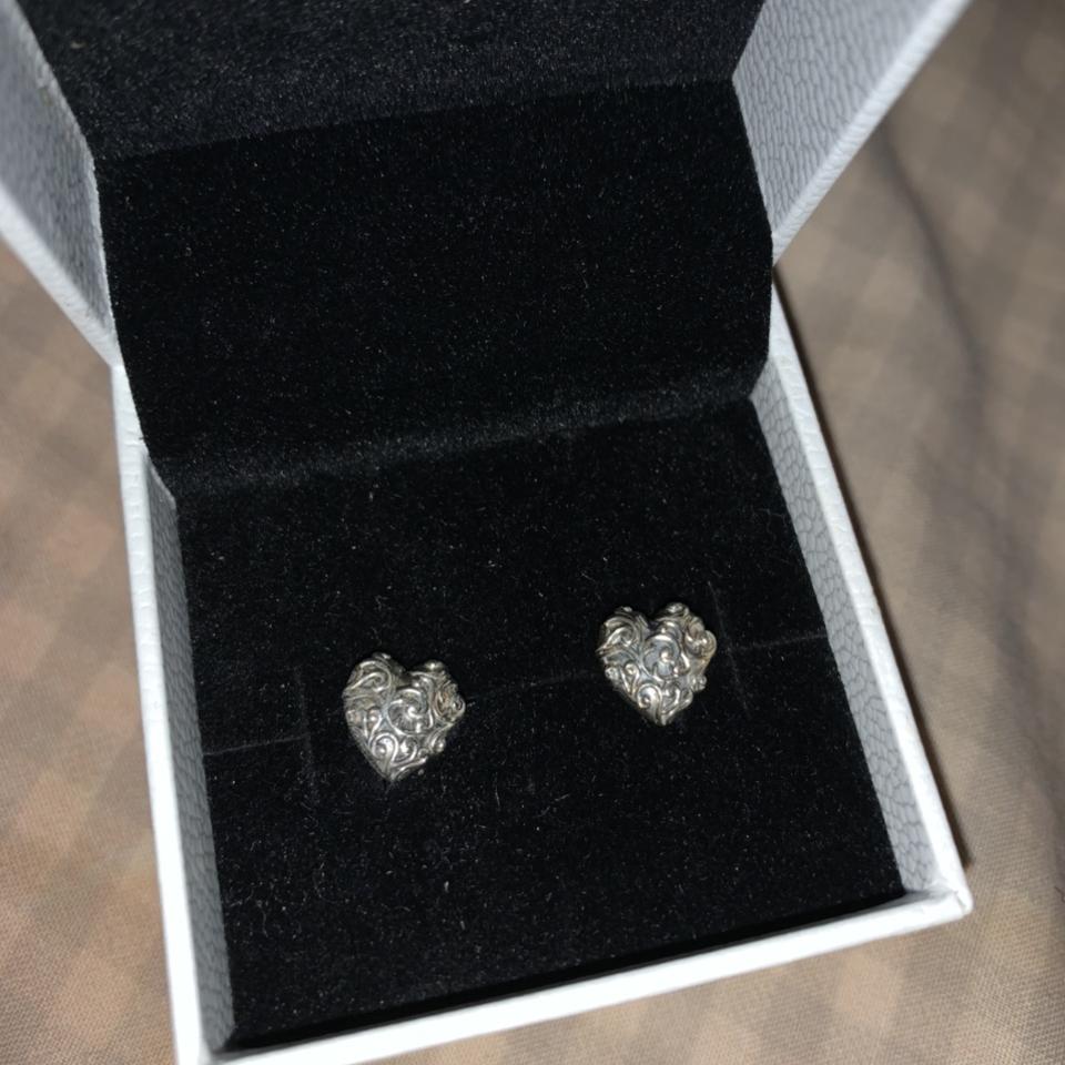 Pandora regal store heart earrings