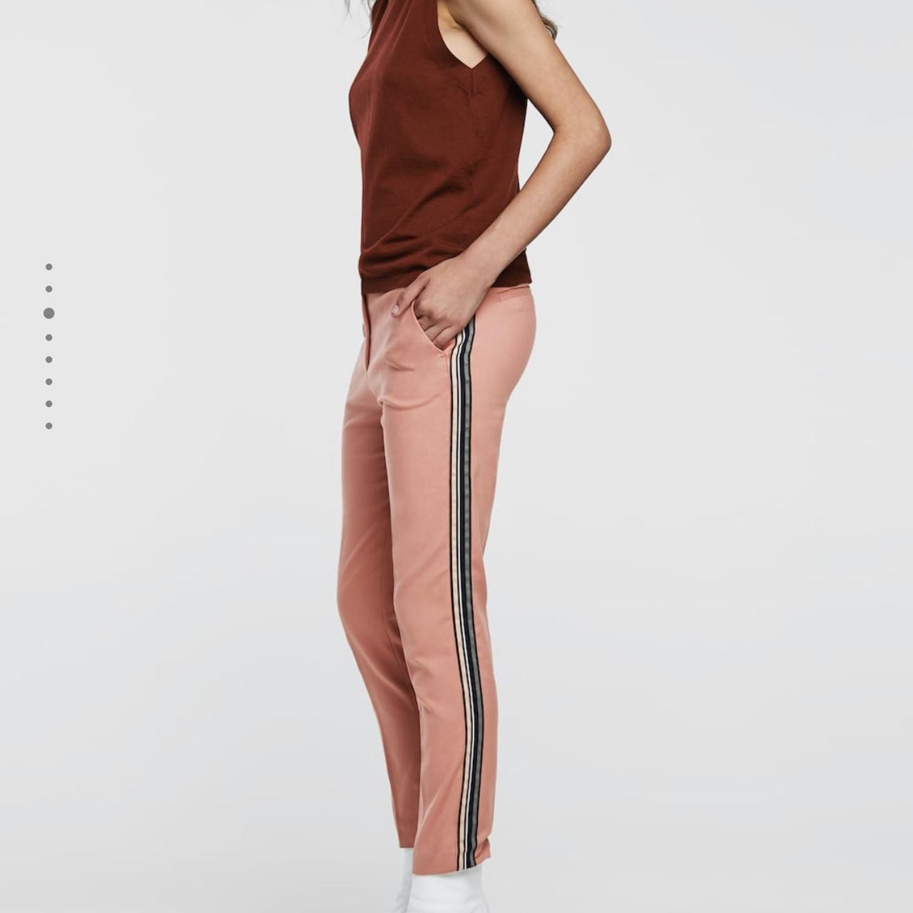 Zara jogging trousers discount with side stripes