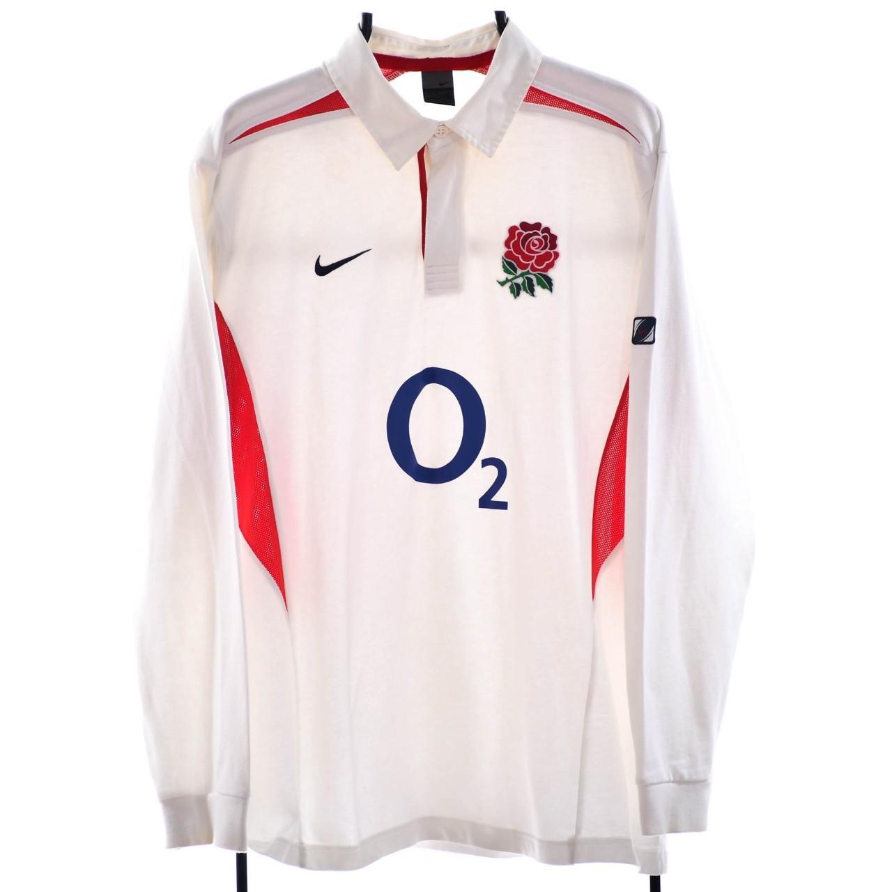 NIKE 2003/05 ENGLAND RUGBY SHIRT XL... - Depop