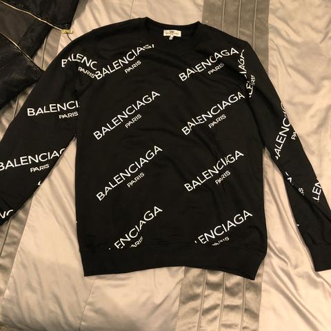 balenciaga jumper white