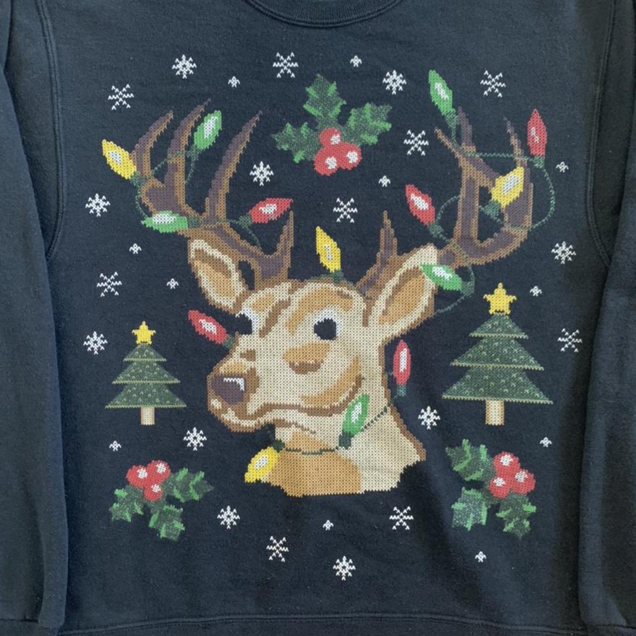 Product Image 3 - Christmas crew neck graphic sweatshirt!

Black