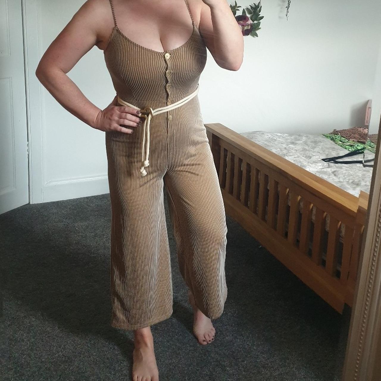 primark brown jumpsuit