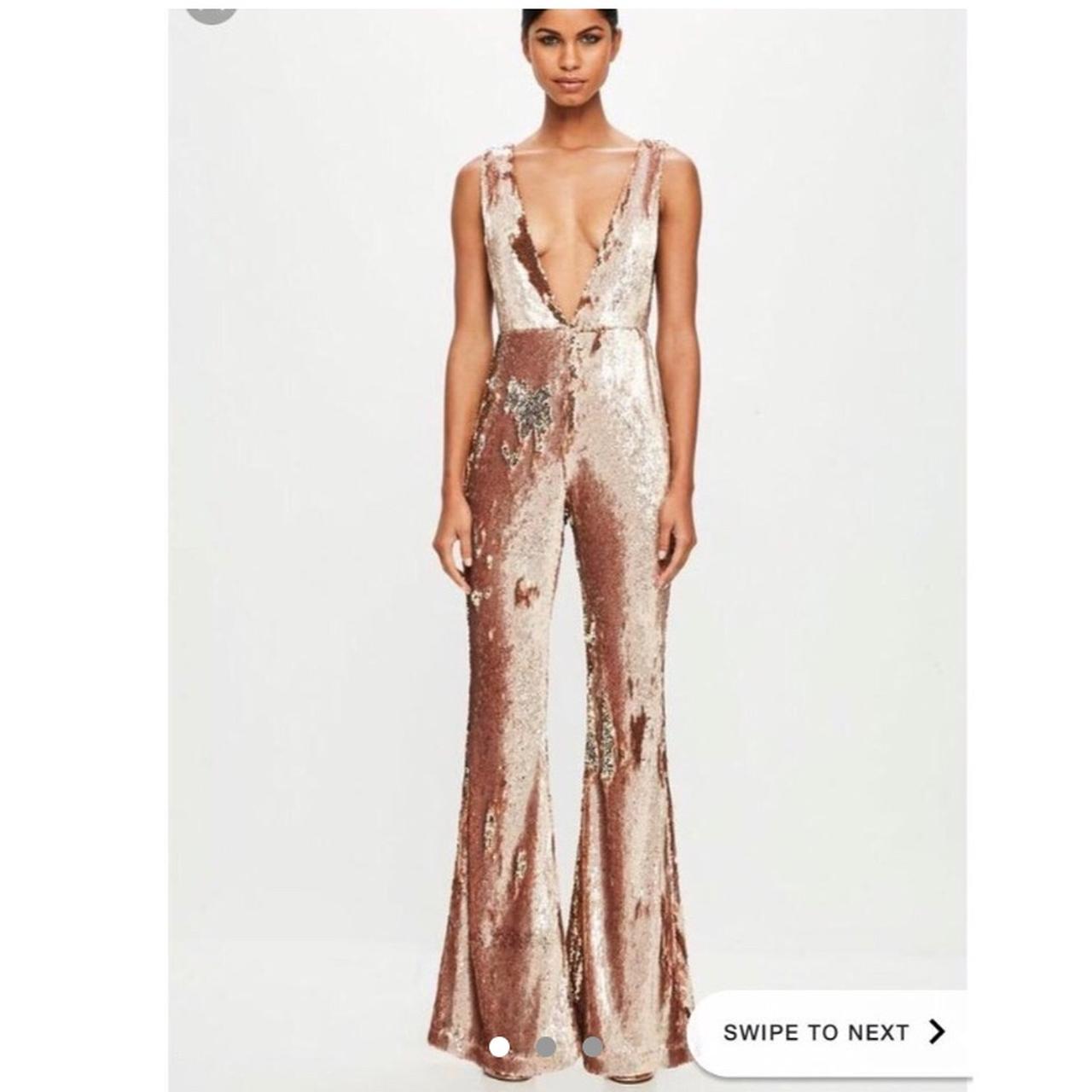 Missguided cheap sequin jumpsuit