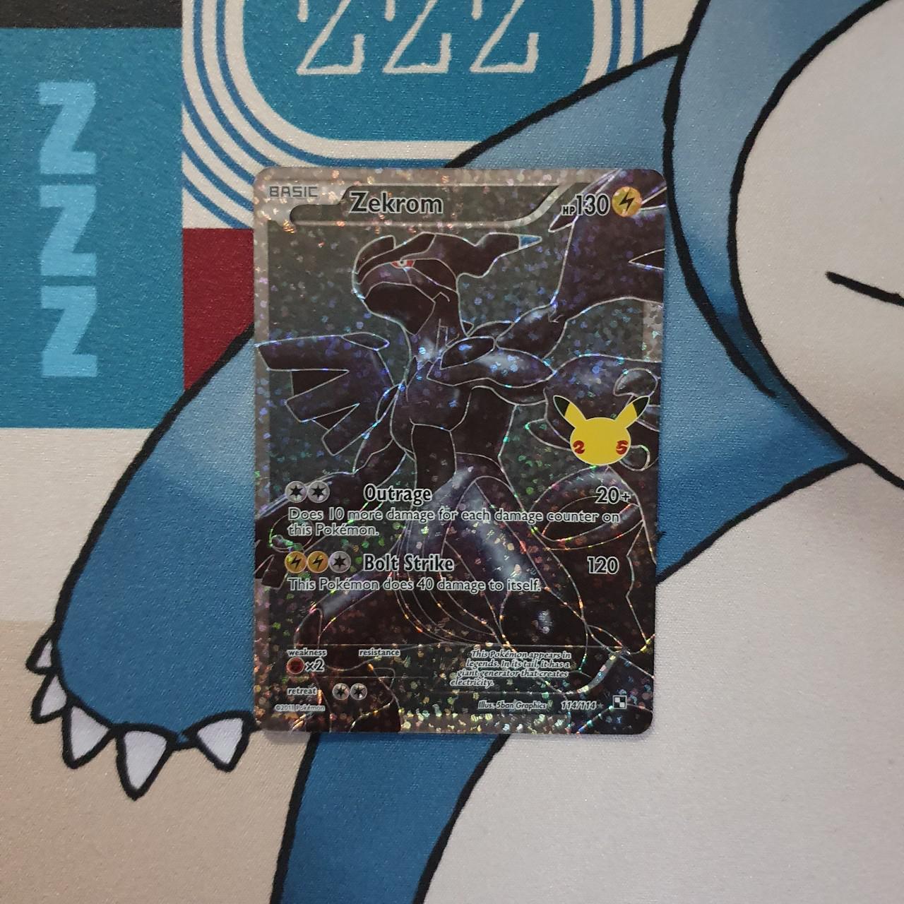 Zekrom Full Art Pokemon Card - Celebrations... - Depop