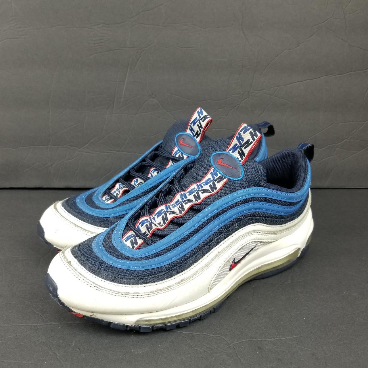 Nike Air Max 97 SE Blue Nebula Sneaker. size 9.... Depop