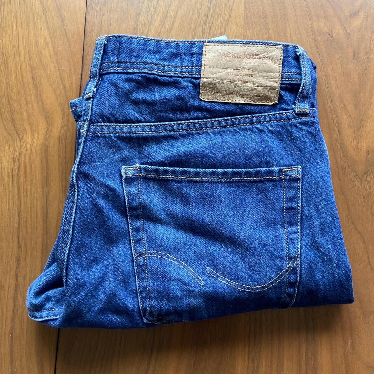 Dark blue wash jack and jones denim jeans Brand:... - Depop